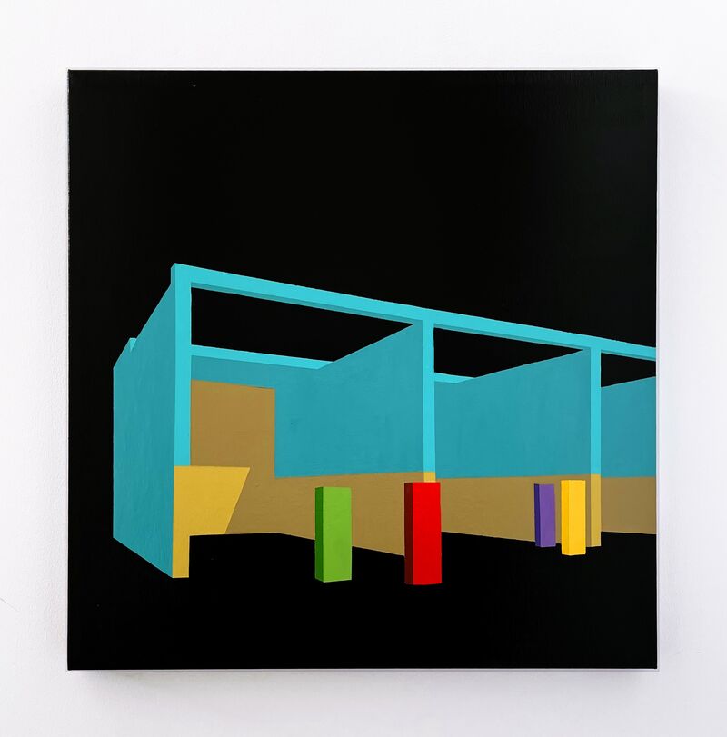 Play-within-the-play - a Paintings by Eleonora Mangoni